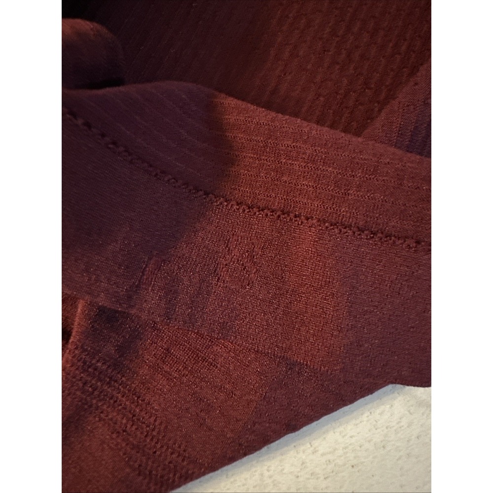 Lululemon Swiftly Tech Short-Sleeve Shirt 2.0 Hip Length Size 8 Burgundy Bay - Picture 8 of 10